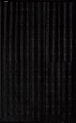 405-425w 2x40 সেল অল ব্ল্যাক বাইফ্যাসিয়াল সোলার মডিউল 182mm 16BB হাফ সেল সোলার মডিউল