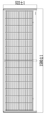 HJT CELLS 80W 90W আবহাওয়া প্রতিরোধী কালো টেম্পারেড গ্লাস বিআইপিভি সৌর টাইলস সহজ ইনস্টলেশন তালিকাভুক্ত আয়তক্ষেত্রাকার আকৃতি