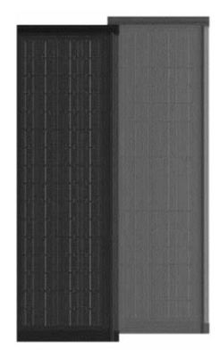 HJT CELLS 80W 90W আবহাওয়া প্রতিরোধী কালো টেম্পারেড গ্লাস বিআইপিভি সৌর টাইলস সহজ ইনস্টলেশন তালিকাভুক্ত আয়তক্ষেত্রাকার আকৃতি