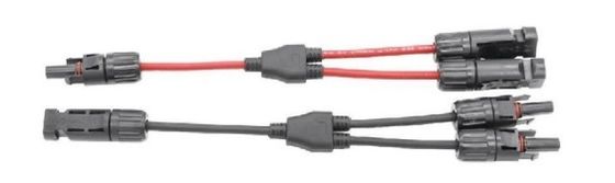 Y শাখা সংযোগকারী 2 থেকে 1 PV004-2T1 স্ট্যান্ডার্ড IEC 62852:2014/CE