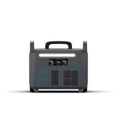 ATZ 3600W পোর্টেবল পাওয়ার স্টেশন EU একাধিক এসি এবং ডিসি আউটপুট 230VAC ডুয়াল হুইল হ্যান্ডেল ডিজাইন